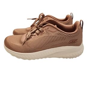 Skechers Bob's Women's Dusty Rose Squad Chaos Memory Foam Wide Sneakers 7.5